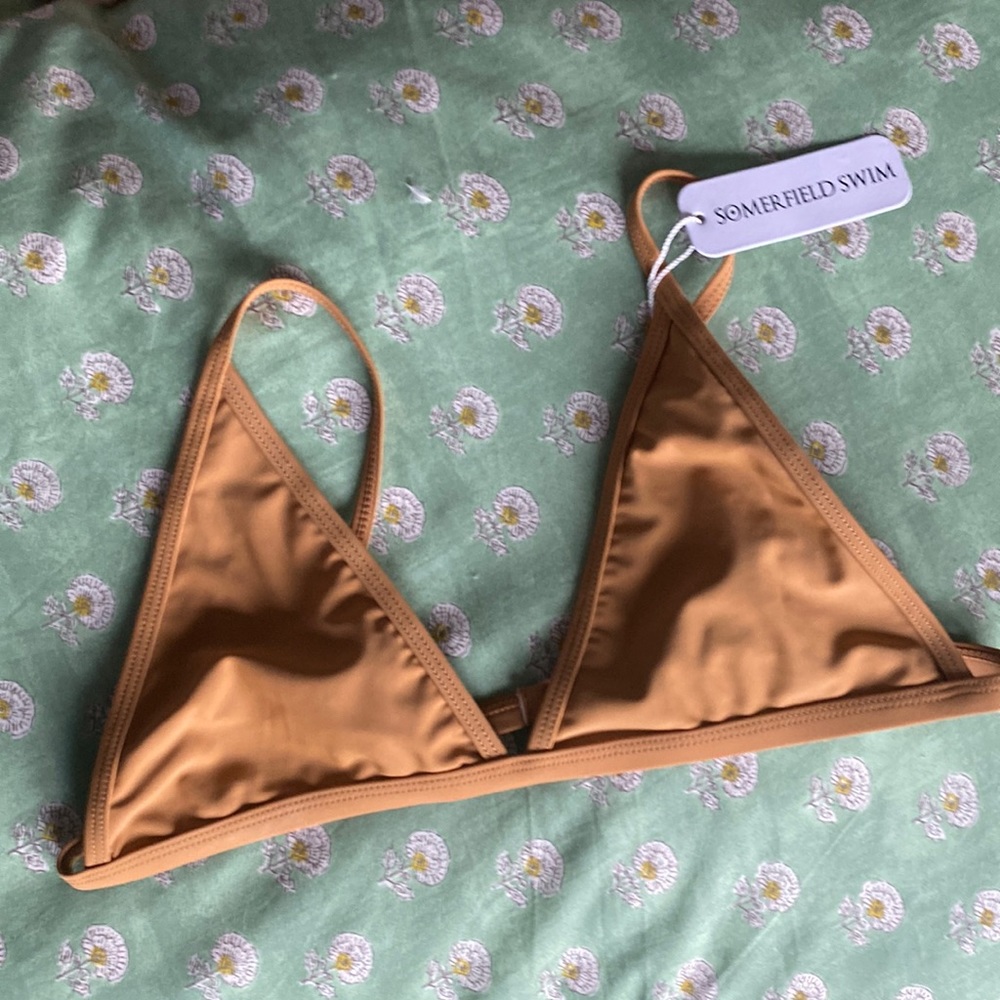 NWT Somerfield Swim Bikini Top Size Large